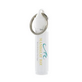 Natural Lip Balm in White Tube w/ Split Ring